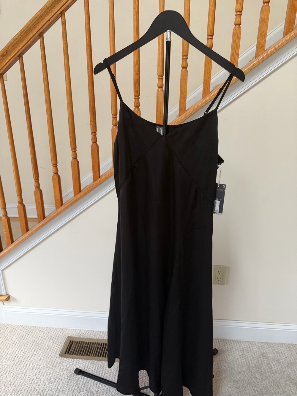 Worthington Black Midi Slip Dress